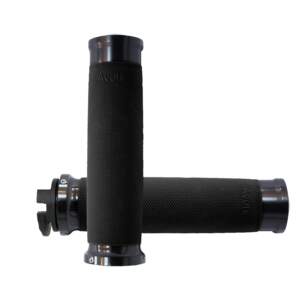 Avon Grips - Manopole Custom - Nere Anodizzate