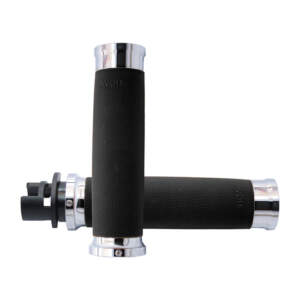 Manopole custom Avon cromate per Touring
