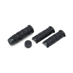 Kuryakyn, coperture grip ISO per impugnature riscaldate OEM. Nero