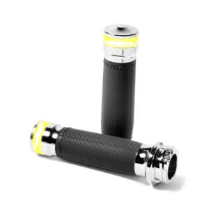 PM, Contour vision LED turn signal grips. Chrome