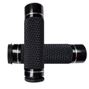 Avon Grips, impugnature K25 fly-by-wire. Anodizzate nere