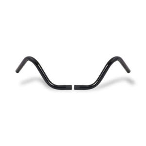 Manubrio a 2 pezzi in stile Buckhorn, 1" nero