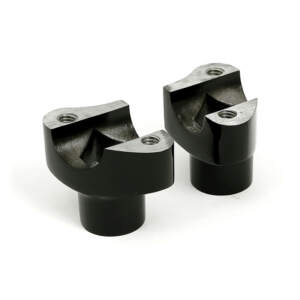 Sollevatori in stile OEM, senza filettatura. 1‑3/4" rise. Nero