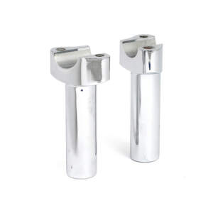 Riser dritti in alluminio forgiato, sollevamento 4‑1/2" cromato