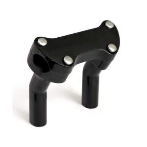 Sollevatori pullback in stile OEM, con morsetto superiore. Sollevamento di 4.5". Nero