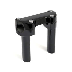 Set rialzo manubrio da 4,5" + morsetto superiore. Nero
