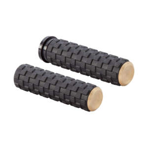 Arlen Ness, Air Trax grips. Brass end cap