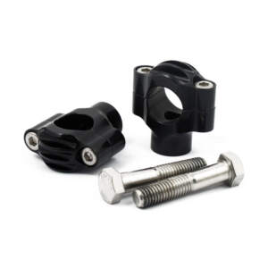 Rough Crafts, sollevatori a alette per manubri da 1". Nero