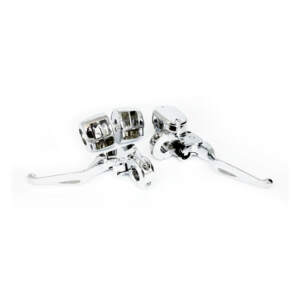 Handlebar control kit chrome 1/2" bore