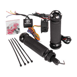 PM, Apex heated grips. Black contrast cut