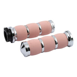 Manopole Avon con ammortizzatore d'aria, cromo/rosa
