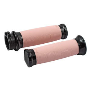 Manopole Avon Custom Contour, anodizzate nera e rosa