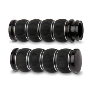 Arlen Ness, impugnature Fusion ring leader in alluminio pressofuso nero