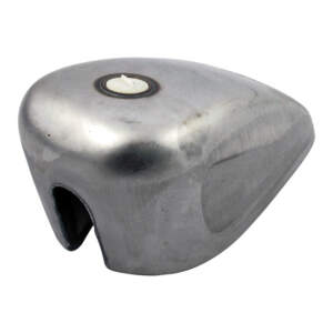Serbatoio carburante Bobber stile Sportster 2.25g, lati scaloppati