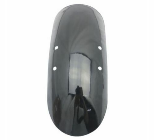 Parafango anteriore corto per moto Cafe Racer Bobber | Acciaio inossidabile – Nero – Adatto universalmente anche per Honda CG125 CG150 Suzuki GN125 GN250 GN400 (parafango anteriore nero