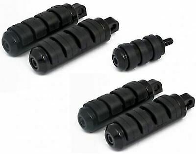 Kuryakyn 8888 Adattatori Per Pedane Harley-Davidson – Nero Lucido, Set Da 2 Pezzi, Compatibili Multi-Fit