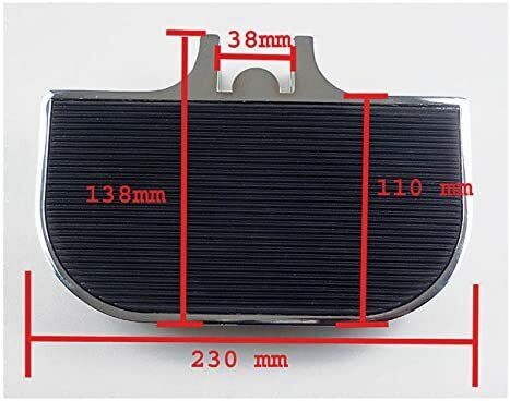 HDBUBALUS Pedane Passeggero Regolabili Per Moto Harley Touring - Design Aquila, Coppia (Lato Sinistro E Destro)