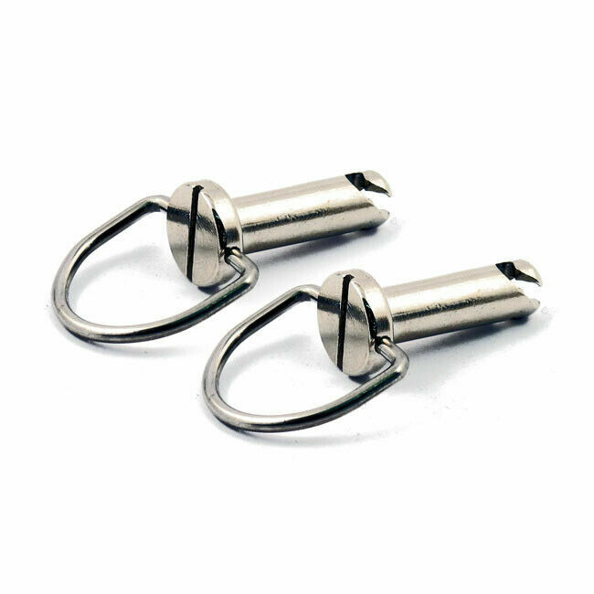 MORSETTI COLLARI UNIVERSALI 48-55 MM PER FORCELLA MOTO CUSTOM E HARLEY DAVIDSON - Foto 6