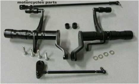 Comandi Avanzati 30 Cm Per Harley Sportster 2004-2013 – Pedane In Alluminio CNC, Antiscivolo