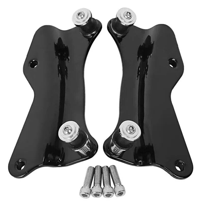 Holdfast Locking Latch - Lucchetto Nero Antifurto Per Attacchi Sgancio Rapido Portapacchi E Sissy Bar Harley Davidson